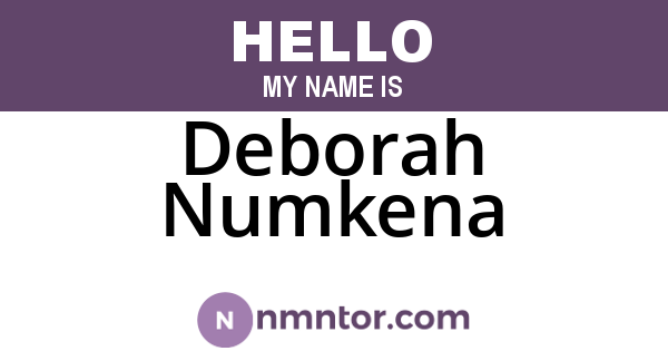 Deborah Numkena