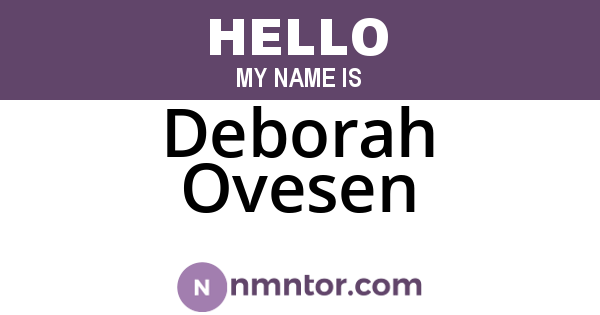 Deborah Ovesen