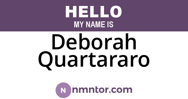 Deborah Quartararo