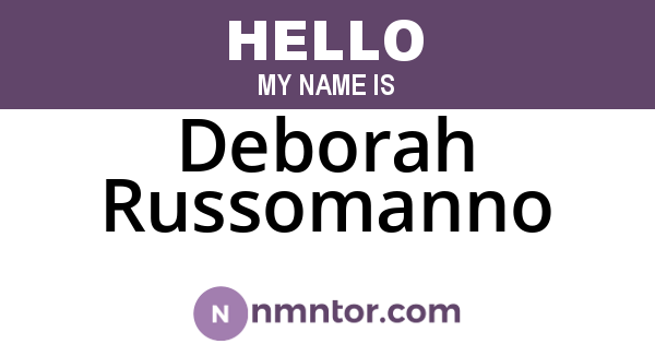 Deborah Russomanno