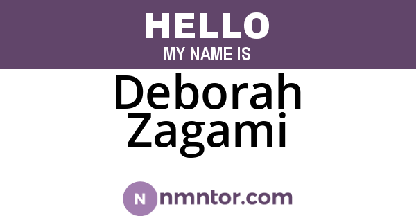 Deborah Zagami