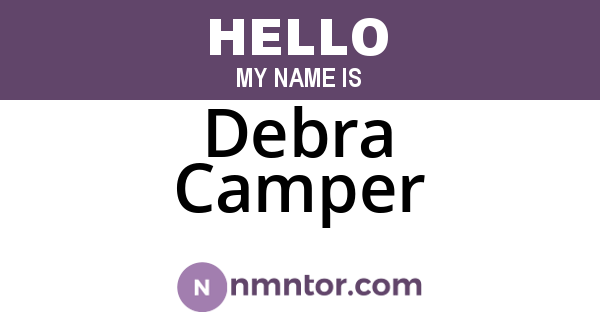 Debra Camper