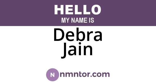 Debra Jain