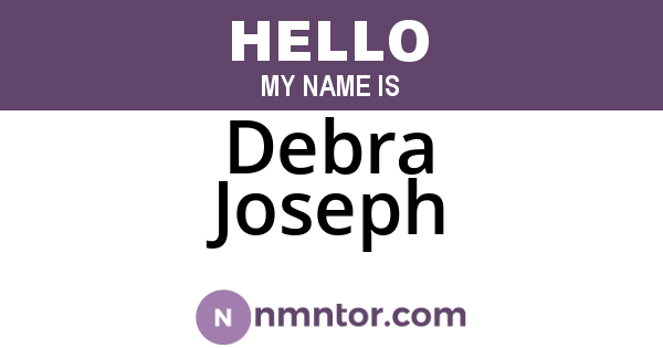 Debra Joseph