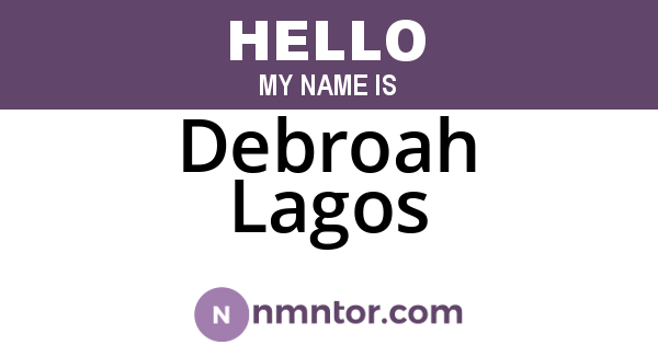 Debroah Lagos