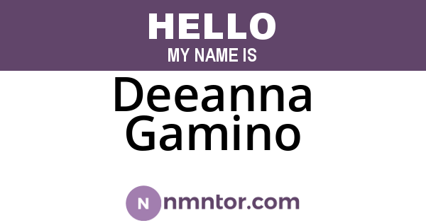 Deeanna Gamino