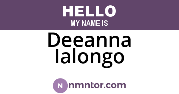 Deeanna Ialongo