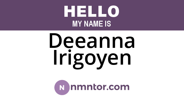 Deeanna Irigoyen