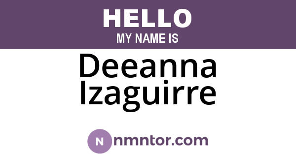 Deeanna Izaguirre