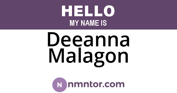 Deeanna Malagon