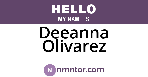 Deeanna Olivarez