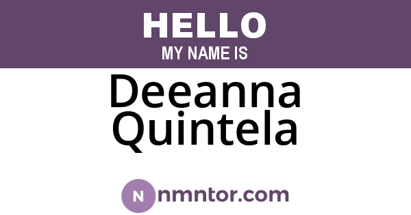 Deeanna Quintela