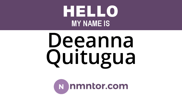 Deeanna Quitugua