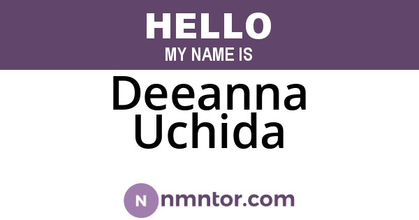 Deeanna Uchida