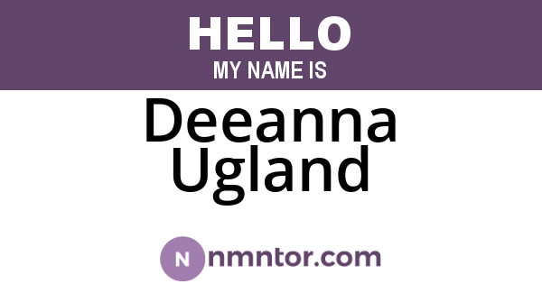 Deeanna Ugland