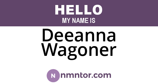 Deeanna Wagoner