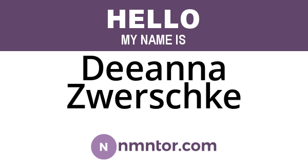 Deeanna Zwerschke