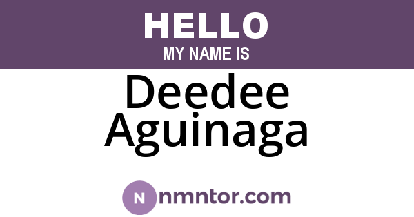 Deedee Aguinaga