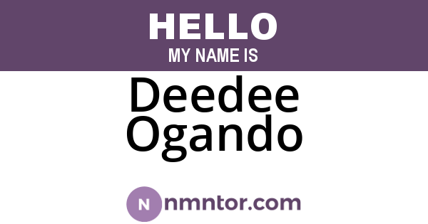 Deedee Ogando