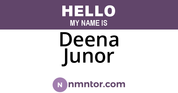 Deena Junor