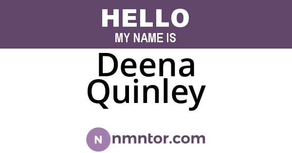 Deena Quinley