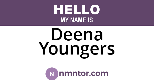 Deena Youngers