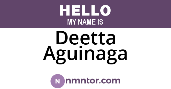 Deetta Aguinaga