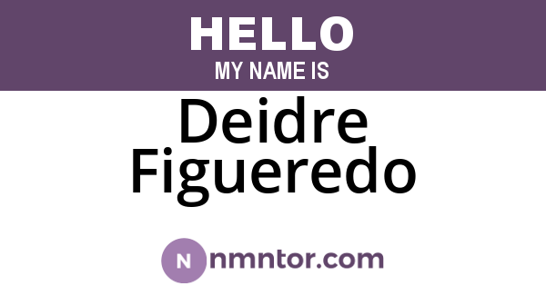 Deidre Figueredo