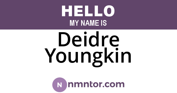 Deidre Youngkin