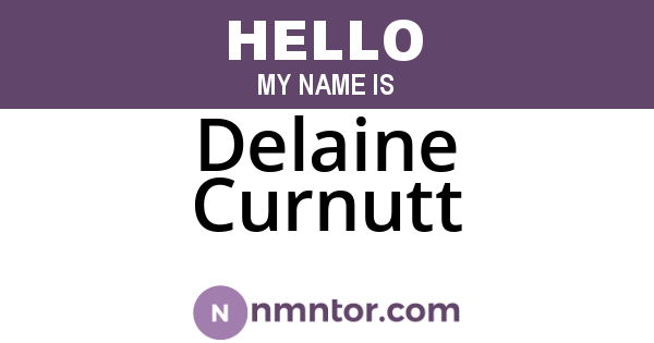 Delaine Curnutt