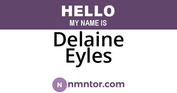 Delaine Eyles
