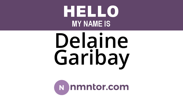 Delaine Garibay
