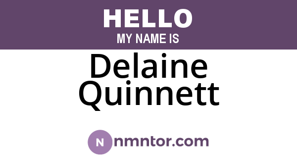 Delaine Quinnett