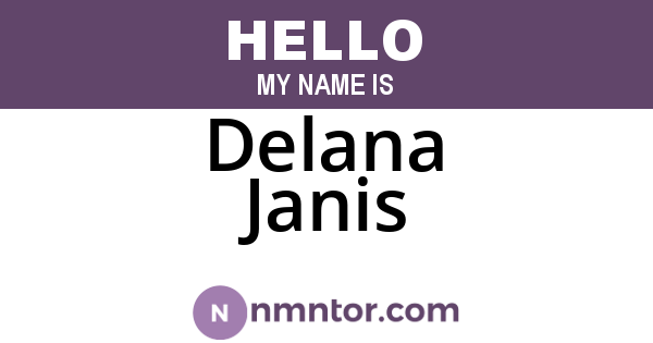 Delana Janis