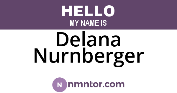 Delana Nurnberger