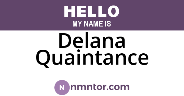 Delana Quaintance
