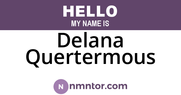 Delana Quertermous