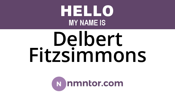 Delbert Fitzsimmons