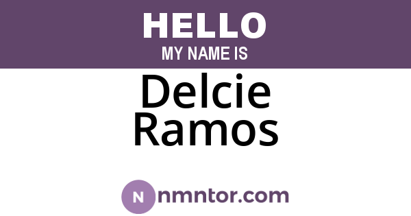 Delcie Ramos