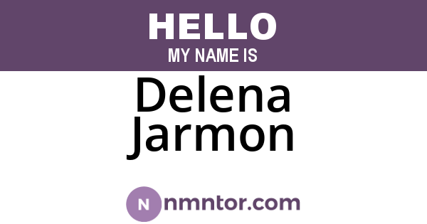 Delena Jarmon