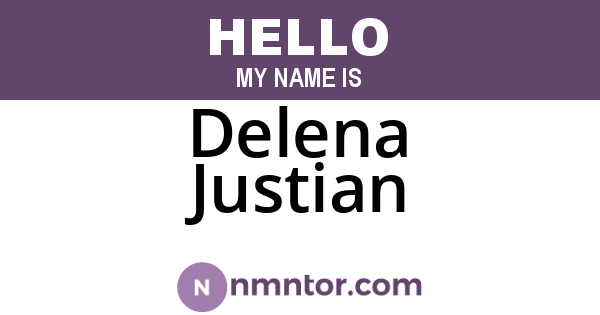 Delena Justian