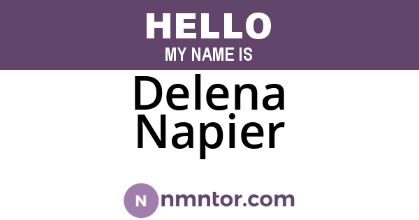 Delena Napier