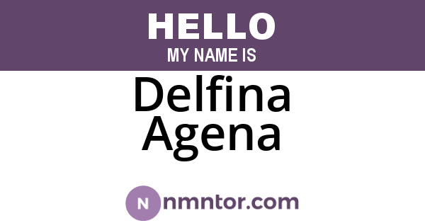 Delfina Agena