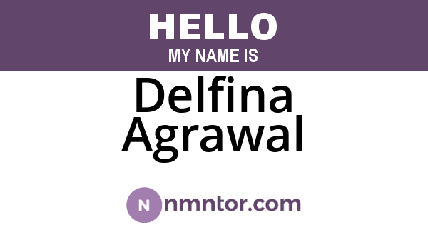 Delfina Agrawal