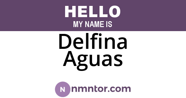 Delfina Aguas