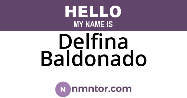 Delfina Baldonado