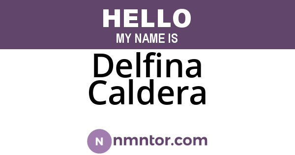 Delfina Caldera