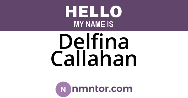 Delfina Callahan