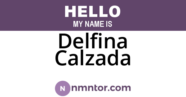 Delfina Calzada