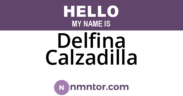 Delfina Calzadilla